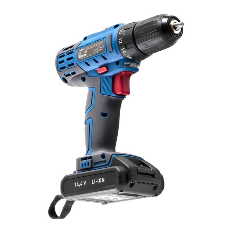 Дрель-шуруповерт Trigger 20102, 2 аккумулятора Li-ion (1,5Ач), 14,4V, 10 мм, 35 Нм, слайдер, кейс — изображение 3