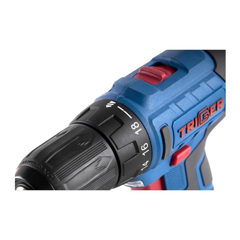Дрель-шуруповерт Trigger 20102, 2 аккумулятора Li-ion (1,5Ач), 14,4V, 10 мм, 35 Нм, слайдер, кейс — изображение 7
