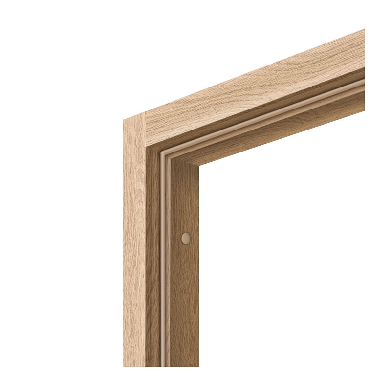 Коробка дверная Olovi, телескоп, экошпон, однопол., дуб Амбер натуральный, б/ф, 32х70 мм — изображение 2