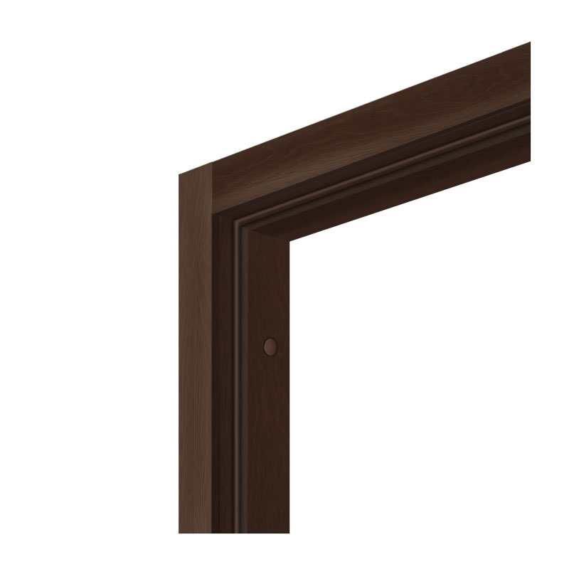 Коробка дверная Olovi, телескоп, экошпон, однопол., дуб луго темный, б/ф, 32х70 мм — изображение 2