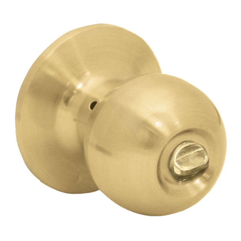 Защелка дверн. SCHLOSS 42023 KL-01 с ручк. шар фикс мат. золото (30) — изображение 2