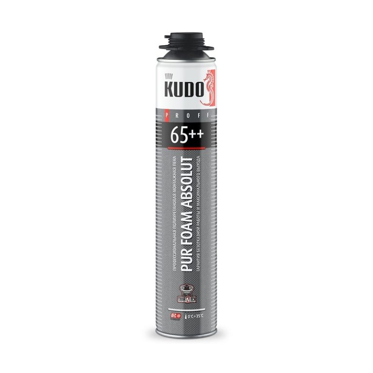 Пена полиуретановая монтажная Kudo Proff 65++ (1 л)