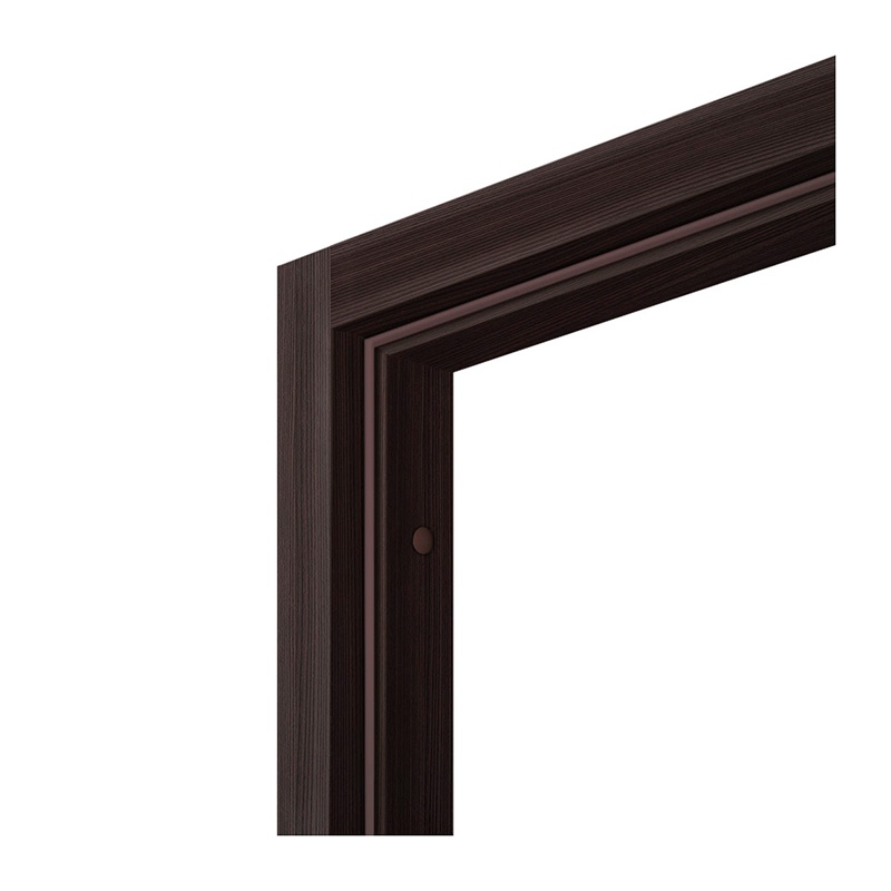 Брус коробочный Olovi, экошпон, с уплотнителем, венге, б/ф (28х70х2050 мм) — изображение 2