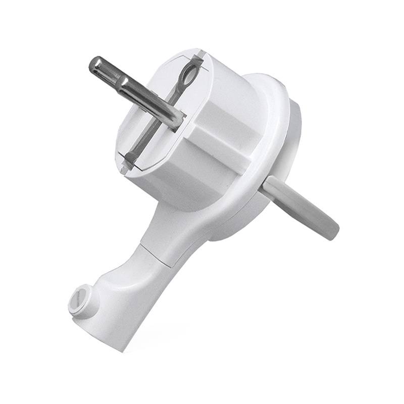 Вилка угловая за шкаф разборная 5566874 16А, 230В, ABS-пластик, с/з, белая