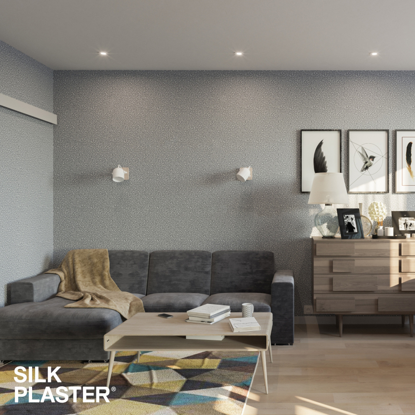 Жидкие обои Silk Plaster Жидкие обои Жидкие обои East 962, Серый — изображение 3