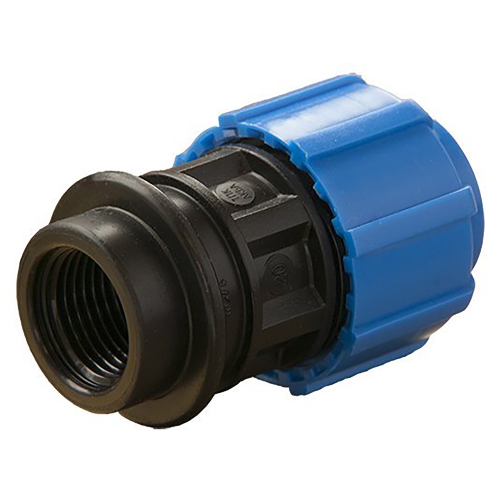 Муфта ПНД компрессионная ВР 63*2" внутренняя резьба (РФ)