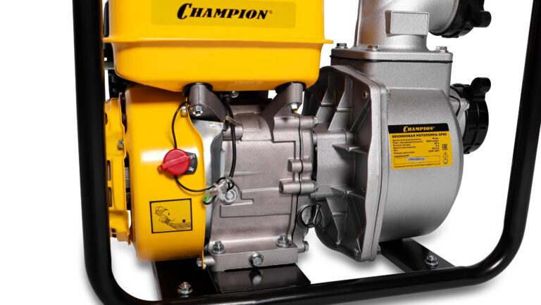 Бензиновая мотопомпа CHAMPION GP80 — изображение 8