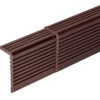 Уголок ДПК для доски Darvolex,Ecodeck,Deckron, 35*70*4000мм, коричневый