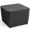 Стол-сундук Лузон Плюс (Luzon Plus Flat Wicker), графит
