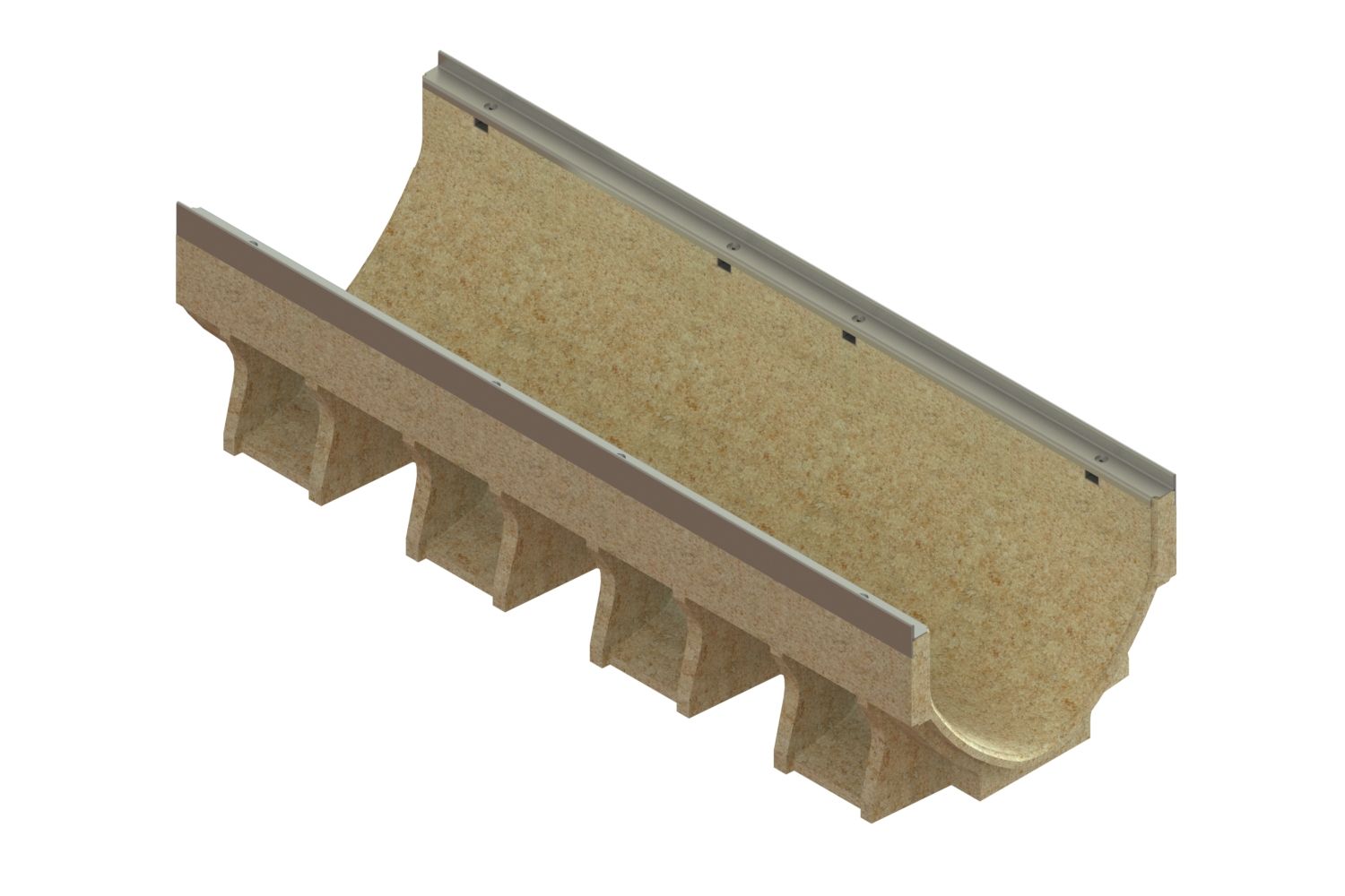 Лоток водоотводный CompoMax Drive DN300 H210-H510 V-образный с каскадом — изображение 2