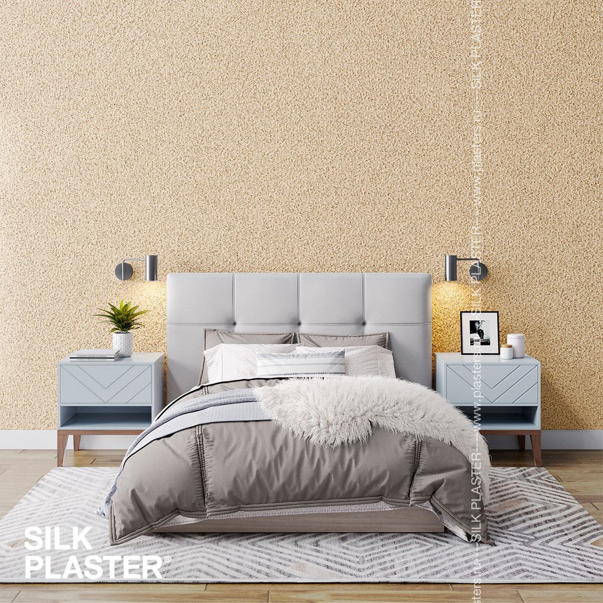 Жидкие обои Silk Plaster Жидкие обои Жидкие обои Victoria 704, Бежевый Коричневый — изображение 2