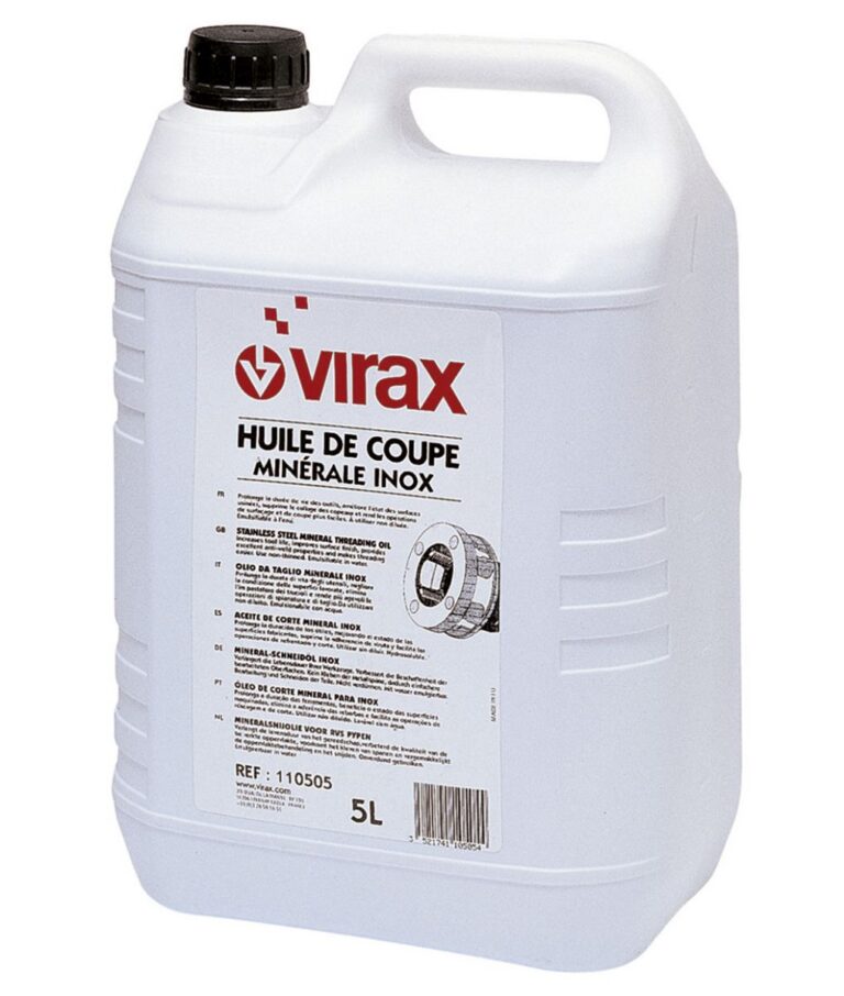 Масло минеральное Virax для нарезки резьбы - нержавеющий металл