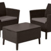 Комплект мебели Салемо балкон (Salemo balcony set) коричневый