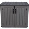 Ящик пластиковый WoodLook, 1380 л, серый
