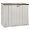 Ящик пластиковый Toomax Wood Style 1270л, серый/коричневый