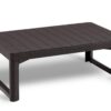 Раскладной стол Лион (Lyon rattan table) коричневый
