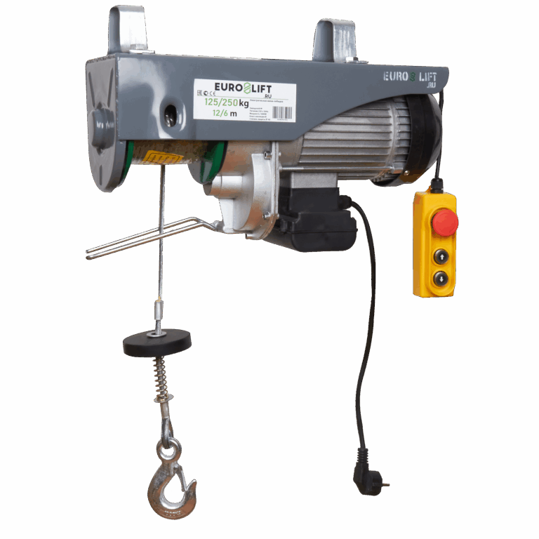 Лебедка электрическая стационарная PA- 250 (г/п 125/250 кг, в/п 12/6 м)