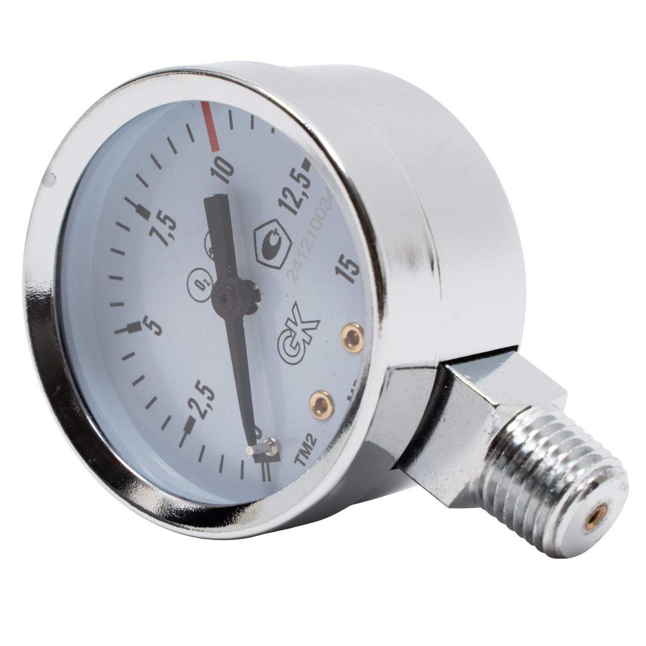 Манометр Кислородный 10/15 МПа, 50 мм, NPT1/4 KRASS