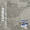 Жидкие обои Silk Plaster Декоративная штукатурка TUFINO & Topcoat MATTE 03-100, 03-110, Серый