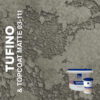 Жидкие обои Silk Plaster Декоративная штукатурка TUFINO & Topcoat MATTE 03-100, 03-111, Серый