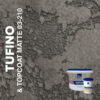 Жидкие обои Silk Plaster Декоративная штукатурка TUFINO & Topcoat MATTE 03-100, 03-210, Серый
