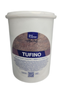 Жидкие обои Silk Plaster Тестер декоративной штукатурки AlterItaly Tufino (Туфино) с эффектом Травертин под колеровку 1,0 л,