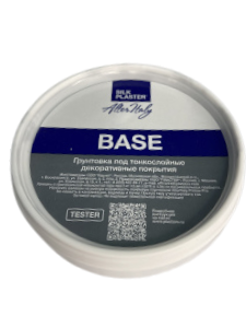 Жидкие обои Silk Plaster Тестер грунтовки AlterItaly Base (База) под декоративные покрытия Asti, Briatico, Corsico под колеровку 0,25 л,
