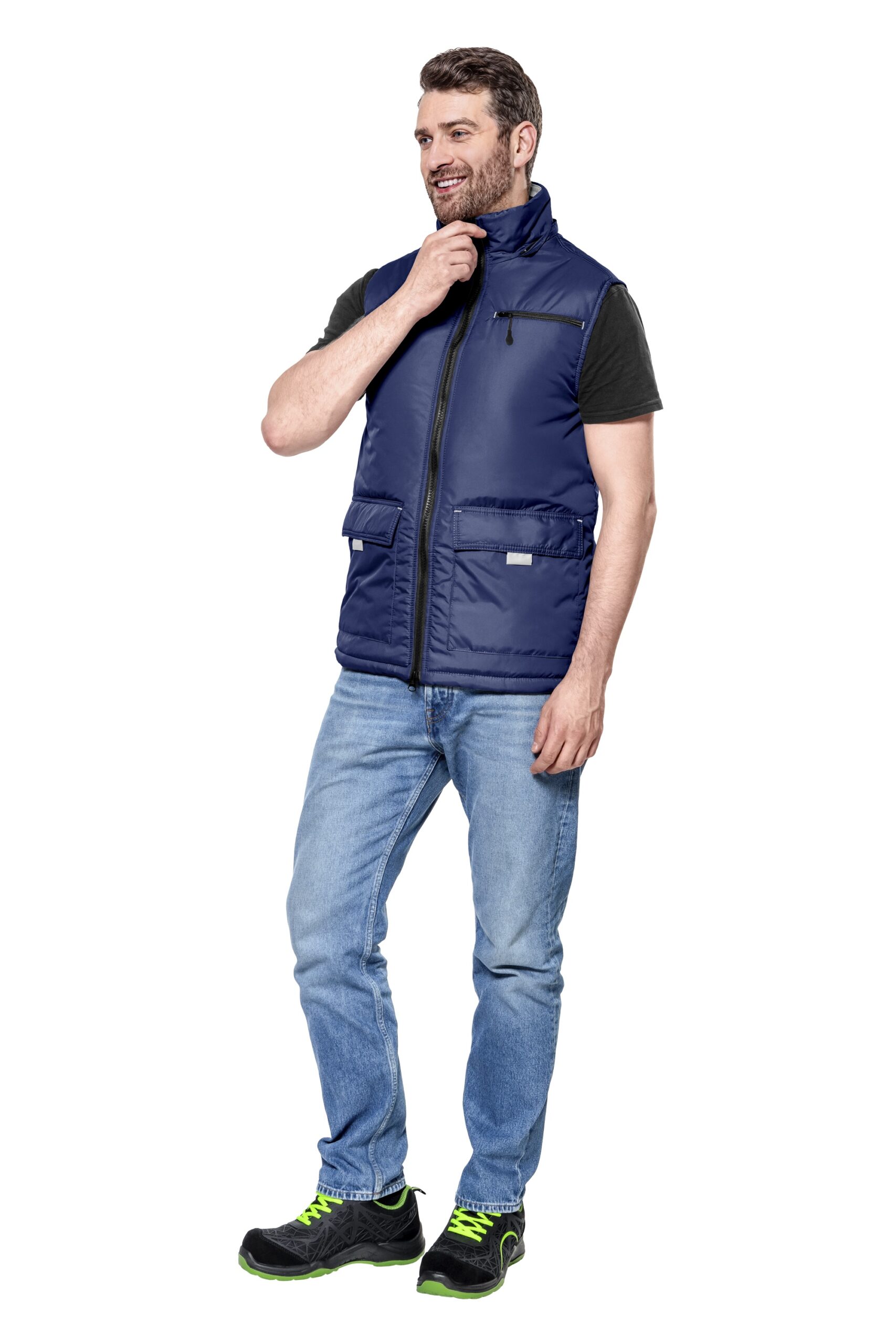 Жилет "Универсальный" т.синий/серый (р. 48-50, рост 158-164)