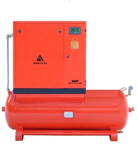 Станция компрессорная на ресивере ЗИФ-СВЭ-0,7/1,0 ШМ Р-500