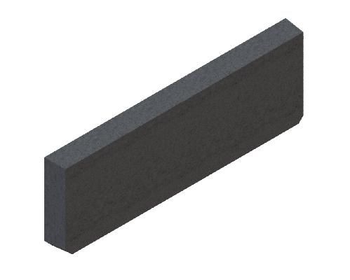 Заглушка торцевая полимербетонная для лотка водоотводного полимербетонного 6721-1-Ч черная